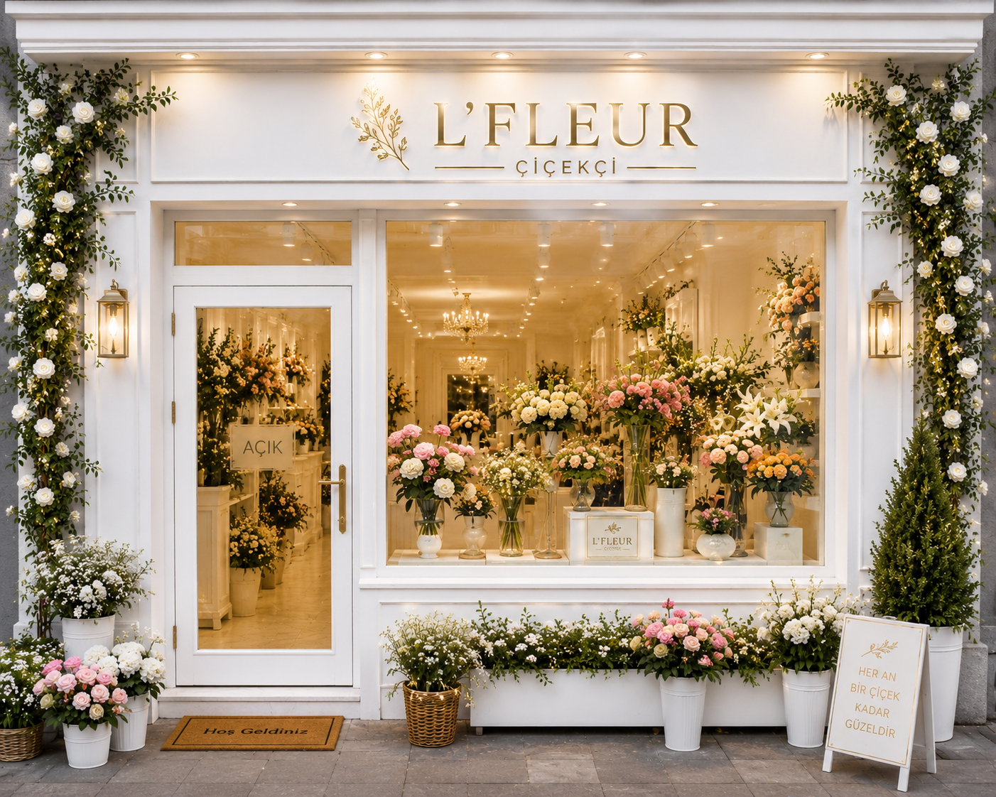 Fleur Çiçekçi sektör vitrini