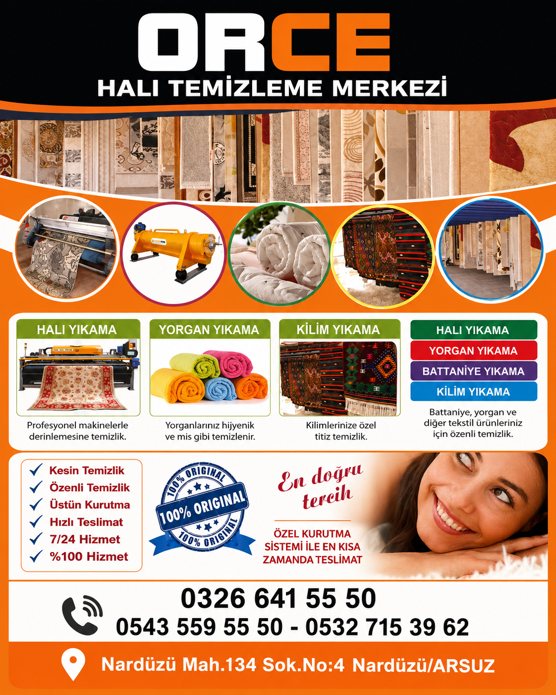 ORCE Halı Temizleme Merkezi Galeri 1 1. görsel